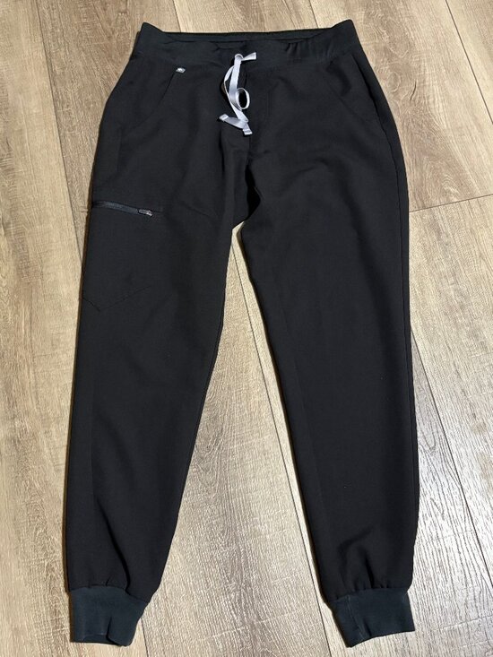Figs Pants - FIGS Zamora Scrub Pants Joggers Size Small Black
